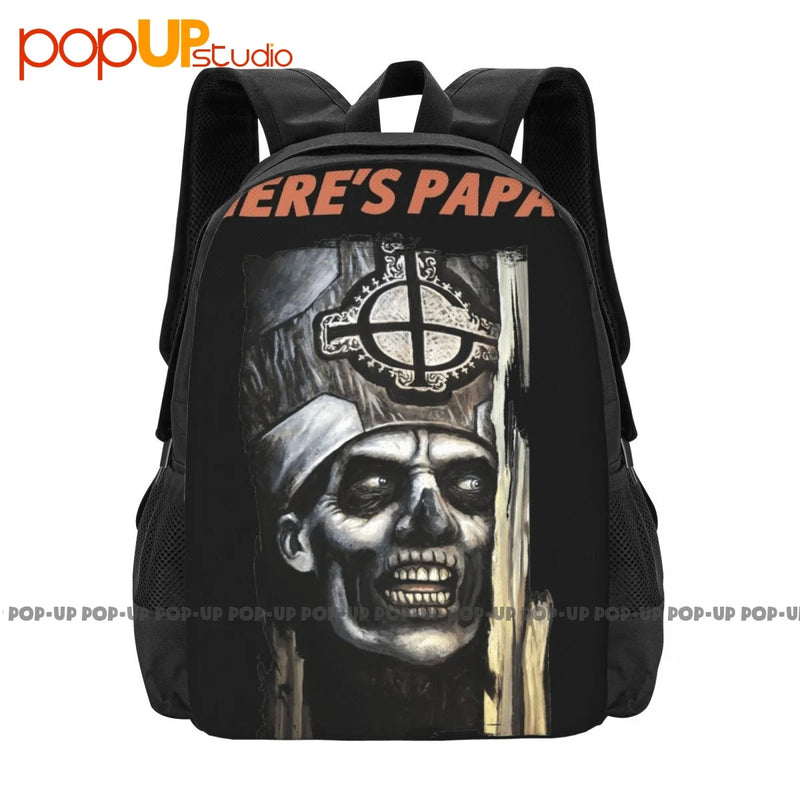 Ghost Band Papa Heavy Metal Backpack