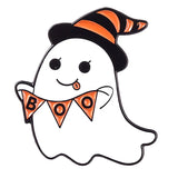Ghost Cat Pin Ghost Pin Ghost Brooch Halloween Ghost Grave Accessories Clothing