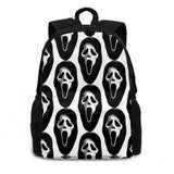 Ghost Face Women Men Teens Laptop School Bag