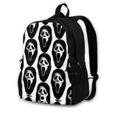 Ghost Face Women Men Teens Laptop School Bag