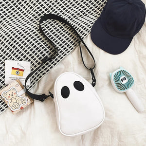 Ghost Funny Leather Shoulder Bag Devil Messenger Handbags Small Casual Satchel