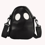 Funny Ghost Devil Leather Shoulder Bag for Travel
