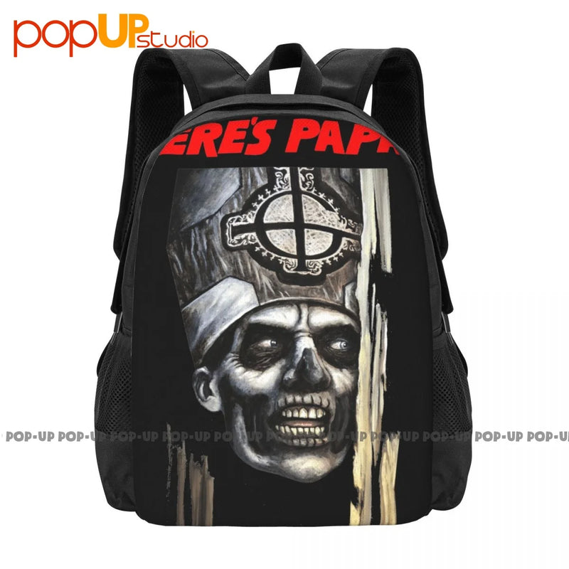 Ghost Papa BC Metal Rock Band Backpack Gym Bag
