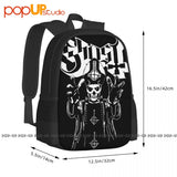 Ghost Papa Wrath Heavydeath Metal Band Backpack