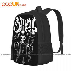 Ghost Papa Wrath Heavydeath Metal Band Backpack