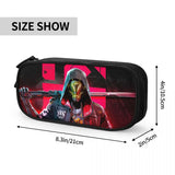 Ghostrunner Pen Box Student School Anime Zipper Pen Bag Child Stationery Bag