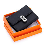 Women's Leather Short Purse Multi-card Money Clip