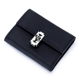 Women's Leather Short Purse Multi-card Money Clip