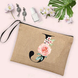 26 Letter Printing Woman's Make Up Bags Handbags Organizers Travel Toiletry Bags
