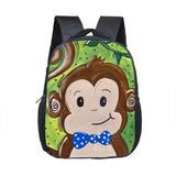Giraffe Frog Koala Printing Backpack Children 12 Inch Cartoon Animal Bookbags