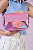 Girl's Casual Tote Bags Foldable Large Capacity Storage Bag