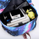 Girl Backpack USB Charging School Bag Teenage Women Large Capacity