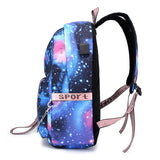 Girl Backpack USB Charging School Bag Teenage Women Large Capacity