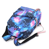 Girl Backpack USB Charging School Bag Teenage Women Large Capacity