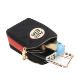 Small Square Shoulder Bag Canvas Crossbody Vintage Messenger Pack