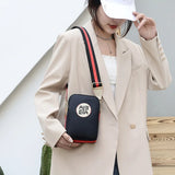 Small Square Shoulder Bag Canvas Crossbody Vintage Messenger Pack