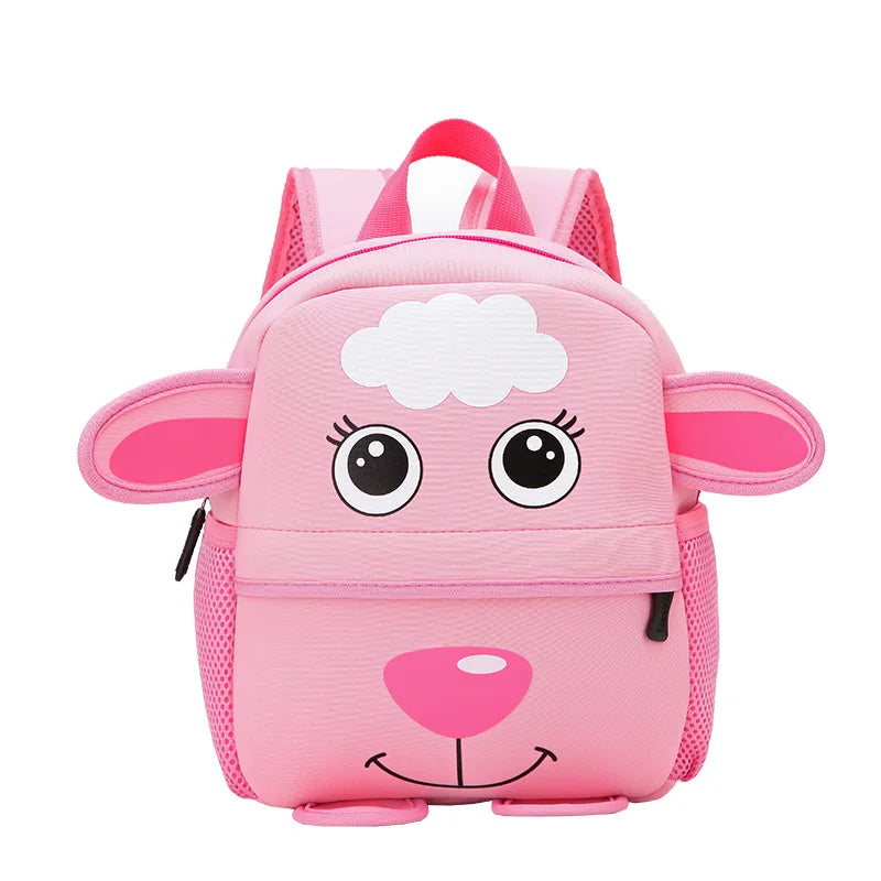 Cartoon Animal Kids Neoprene School Backpack