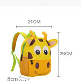 Cartoon Animal Kids Neoprene School Backpack