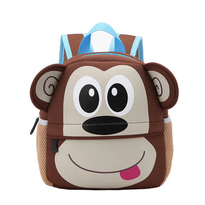 Cartoon Animal Kids Neoprene School Backpack
