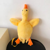 Girl Cartoon Duck Stuffed Doll Bag Plush Toy Cross-Body Shoulder Lady