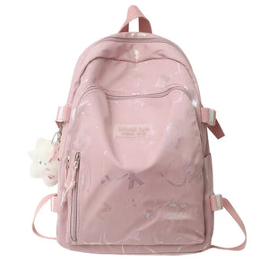 Girl Travel School Bag Nylon Student Backpack Ladies Leisure Book Bags