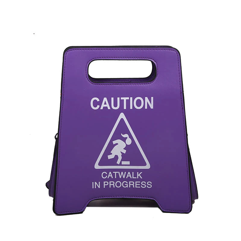 Fluorescent Letters Sign Crossbody Bag for Women
