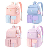 Girl Cartoon Backpack Middle School Student Book Bag Casual Travel Rucksack