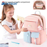 Girl Cartoon Backpack Middle School Student Book Bag Casual Travel Women Rucksac