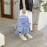 Girl Cartoon Backpack Middle School Kids Student Book Bag Travel Rucksack