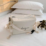 Canvas Messenger Bag Large Capacity Girl Women Shoulder Bag