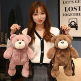 Girl Bear Backpack Doll Shoulder Bag Children's School Bag