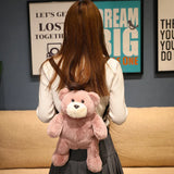 Girl Bear Backpack Doll Shoulder Bag Children's School Bag