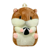 Girl Hamster Doll Shoulder Bag Plush Backpack