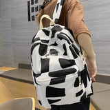 Girl Graffiti Print Travel School Bag Female College Backpack