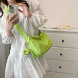Girl Handbag Canvas Teenager Shoulder Bags Casual School Crossbody Satchel