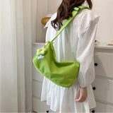 Girl Handbag Canvas Teenager Shoulder Bags Casual School Crossbody Satchel