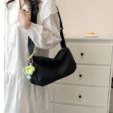 Girl Handbag Canvas Teenager Shoulder Bags Casual School Crossbody Satchel