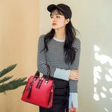 Tassel Crossbody Bag PU Leather Shoulder Messenger Bag for Women