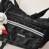 Canvas Teenager Shoulder Bag Women's Messenger Bag Ladies Casual Handbag