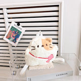 Girl Japanese doll mini backpack plush bag