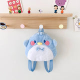 Girl Japanese doll mini backpack plush bag