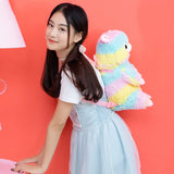Girl Rainbow Alpaca Plush Doll Toy Backpack Women Cartoon Shoulder Bag