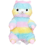 Girl Rainbow Alpaca Plush Doll Toy Backpack Women Cartoon Shoulder Bag