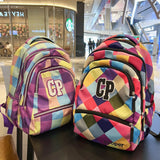 Green Female Backpack for College Student Women Travel Lady Laptop Bag
