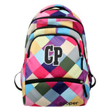 Green Female Backpack for College Student Women Travel Lady Laptop Bag