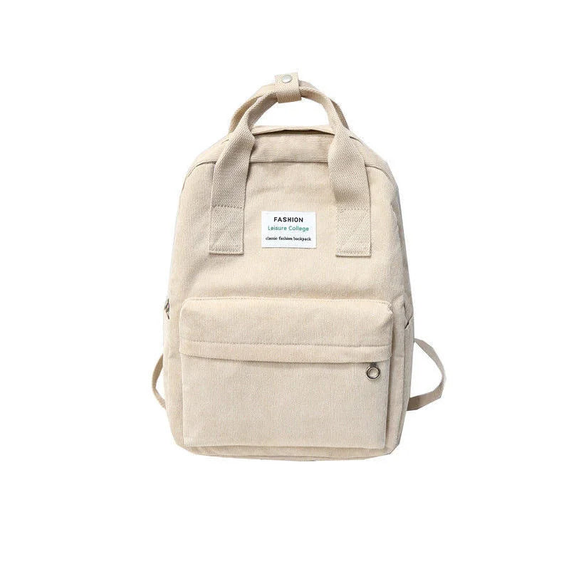 Corduroy Multi-purpose Backpack for School and Travel