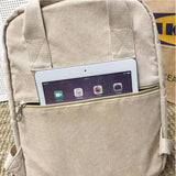 Corduroy Multi-purpose Backpack for School and Travel