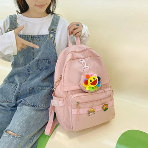 Girl Sunflower Backpack School Children's Schoolbag Student Girls Birthday Gift