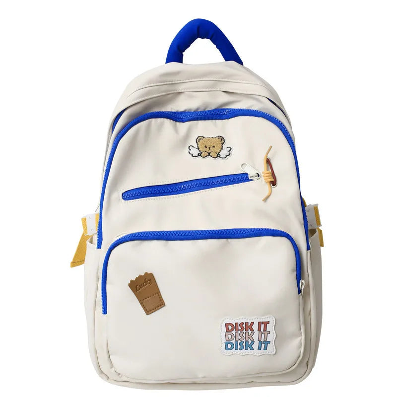 Girl Travel Book Backpack Female Laptop College Backpack Women Nylon School Bag