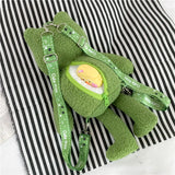 Girl Plush Frog Doll Bag Cartoon Baby Backpack
